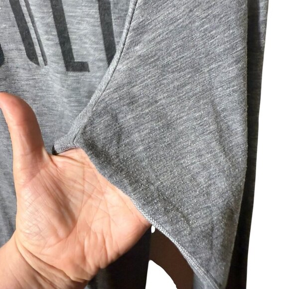 Nobull Gray Long Sleeve Athletic Shirt For Men Medium Lightweight Poly Blend Cas - Picture 5 of 6